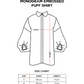 Monogram Embossed Puff Shirt - Ivory