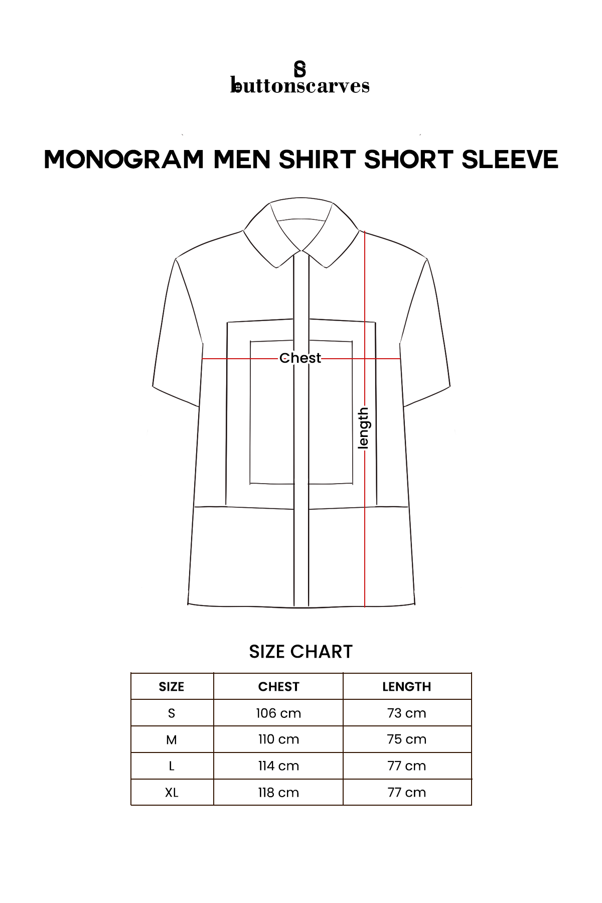 Monogram Men Shirt Short Sleeve - Cream