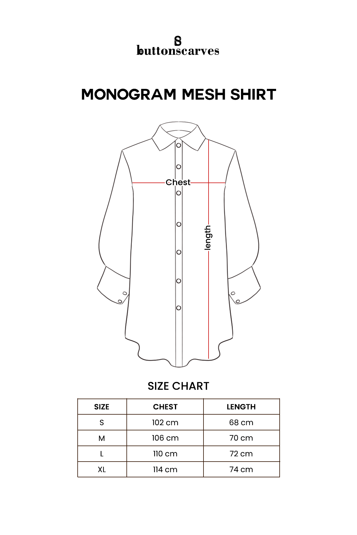 Monogram Mesh Shirt - Black