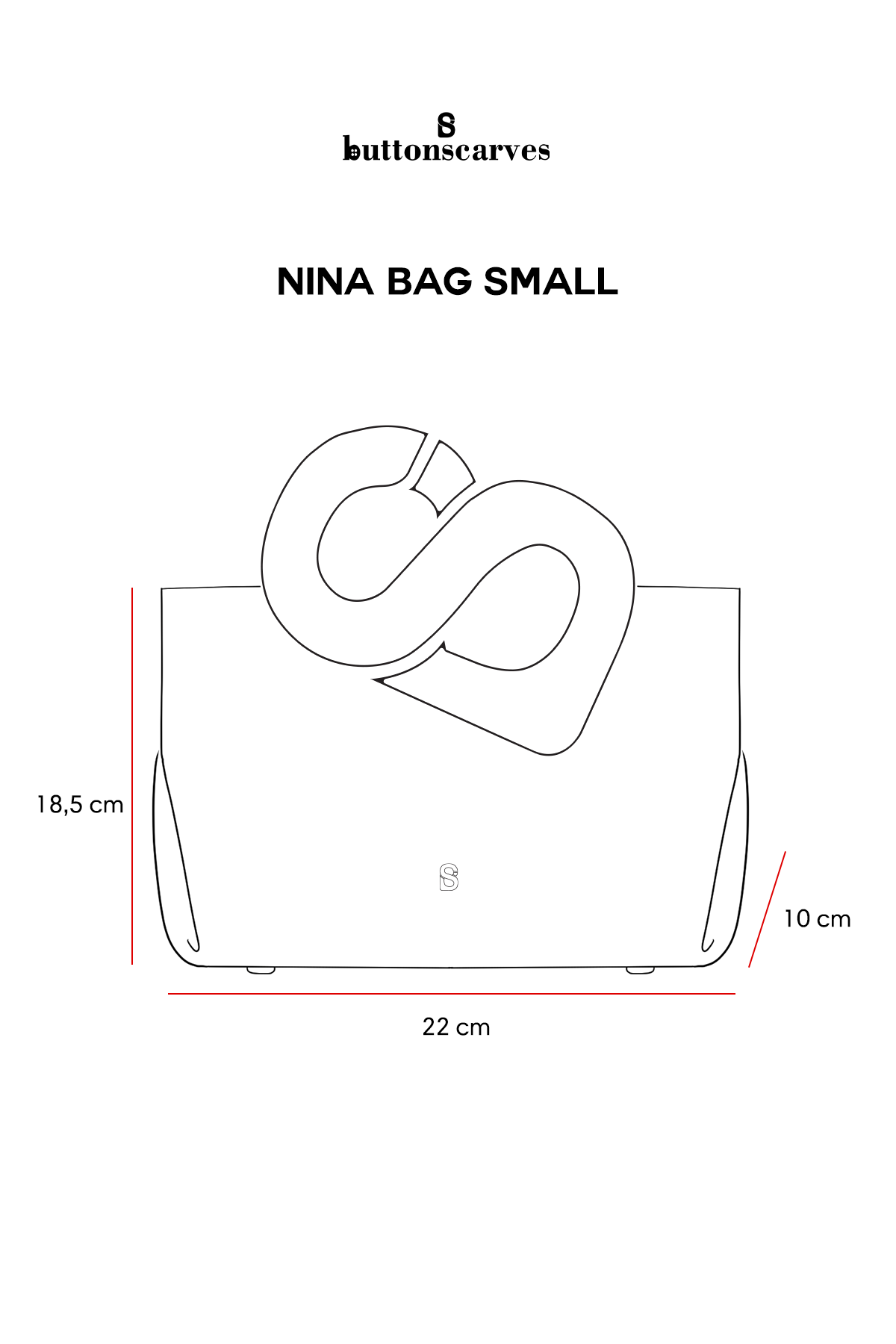Nina Bag Small - Black