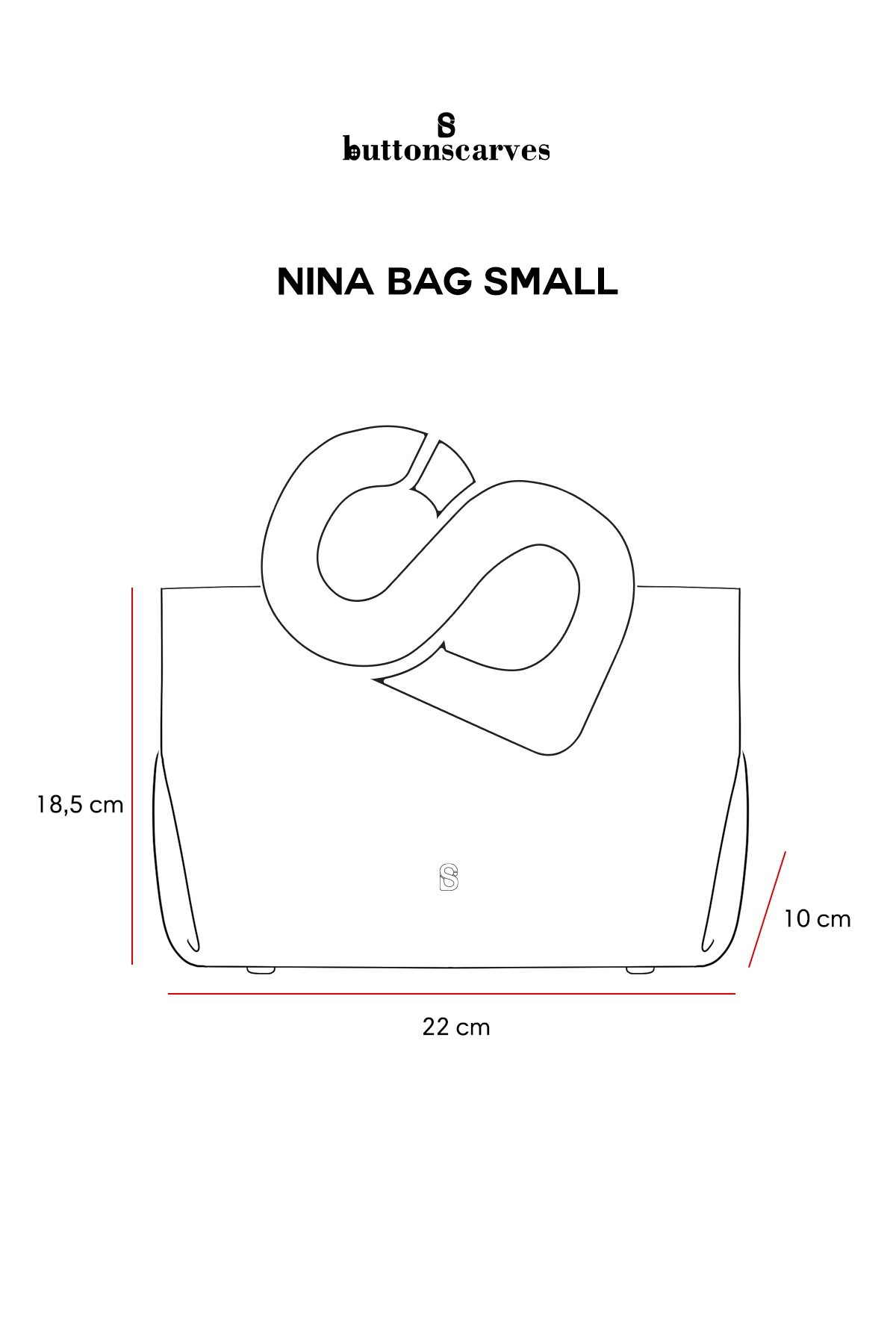 Nina Bag Small - Walnut