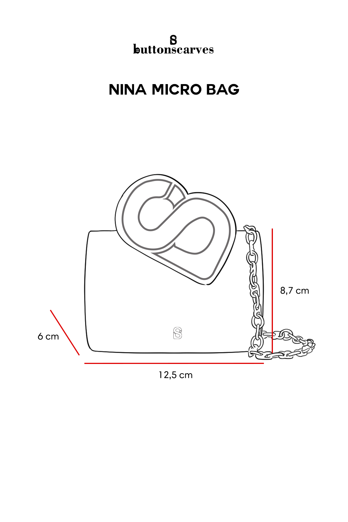 Nina Micro Bag - Blue