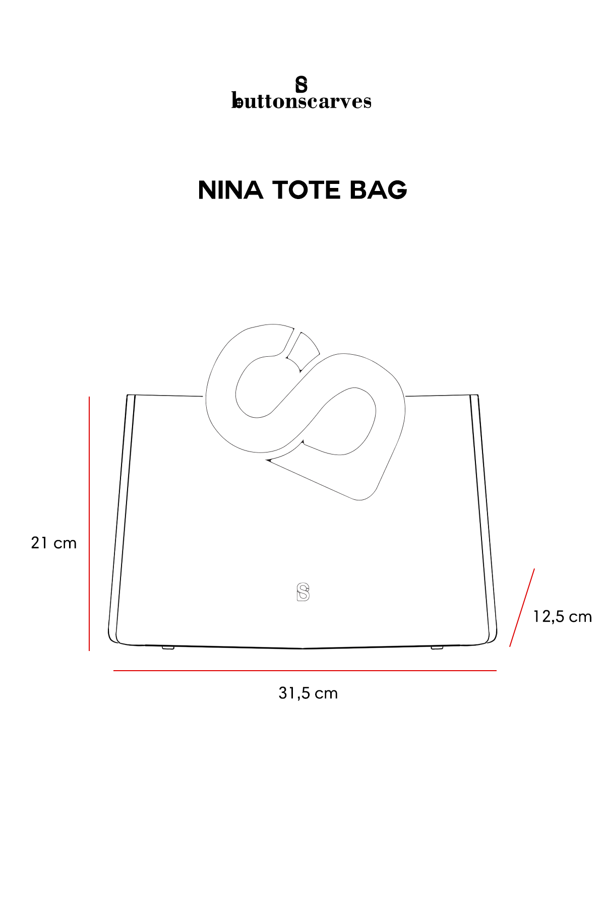 Nina Tote Bag - Black