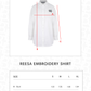 Reesa Embroidery Shirt - Off White