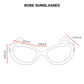 Rose Sunglasses - Black