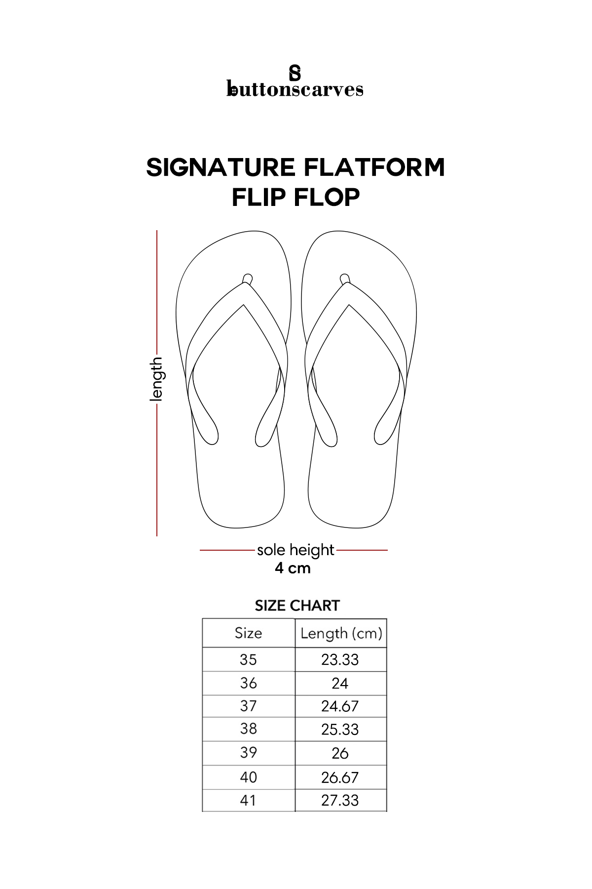 Signature Flatform Flip Flop - Rose