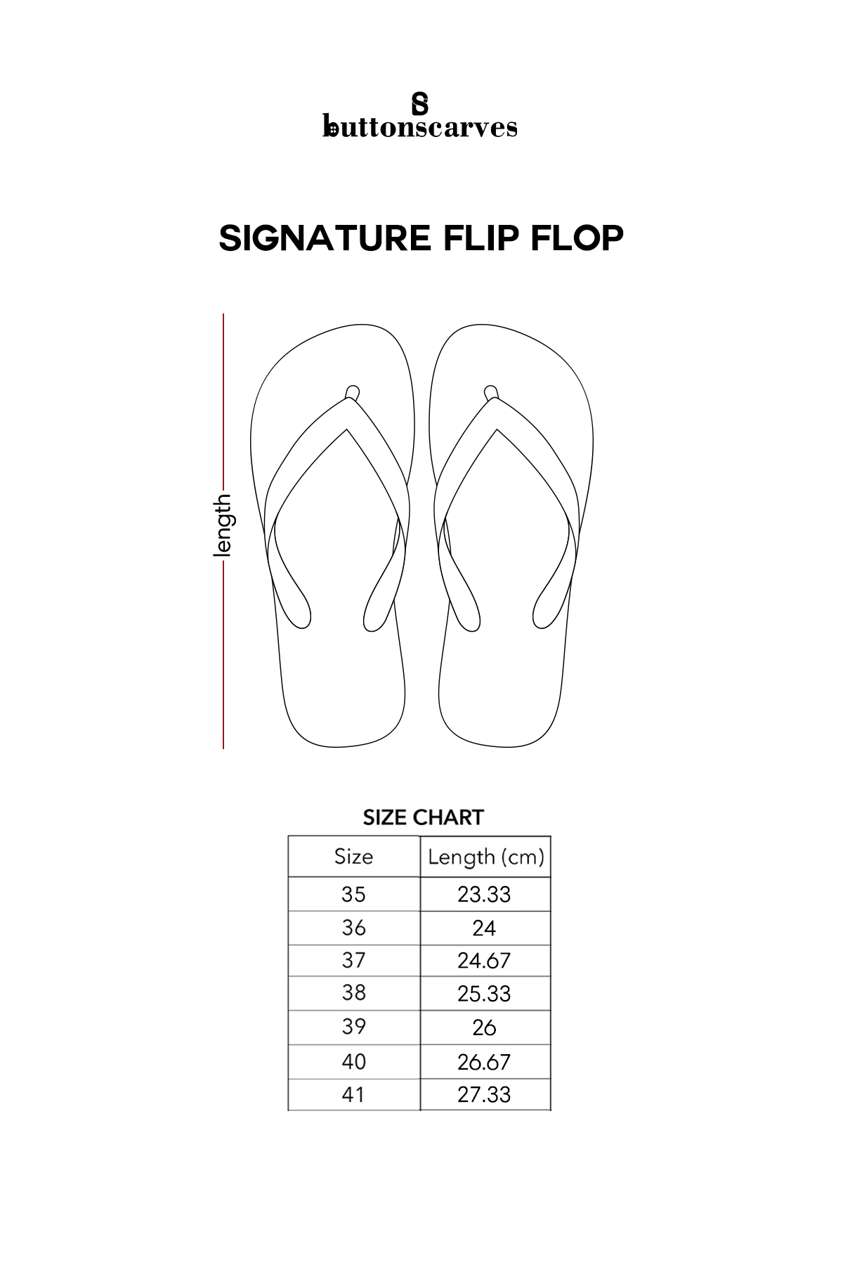 Signature Flip Flop - Rose
