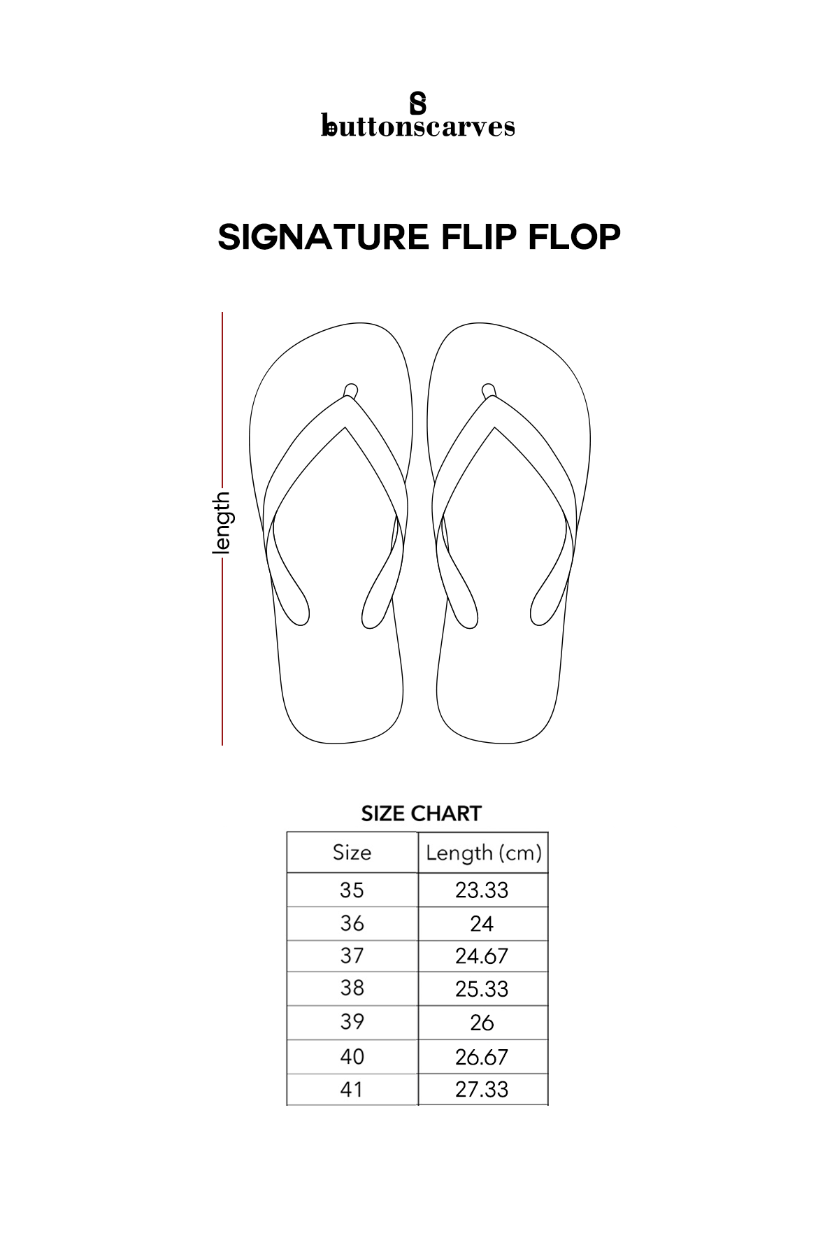 Signature Flip Flop - Onyx