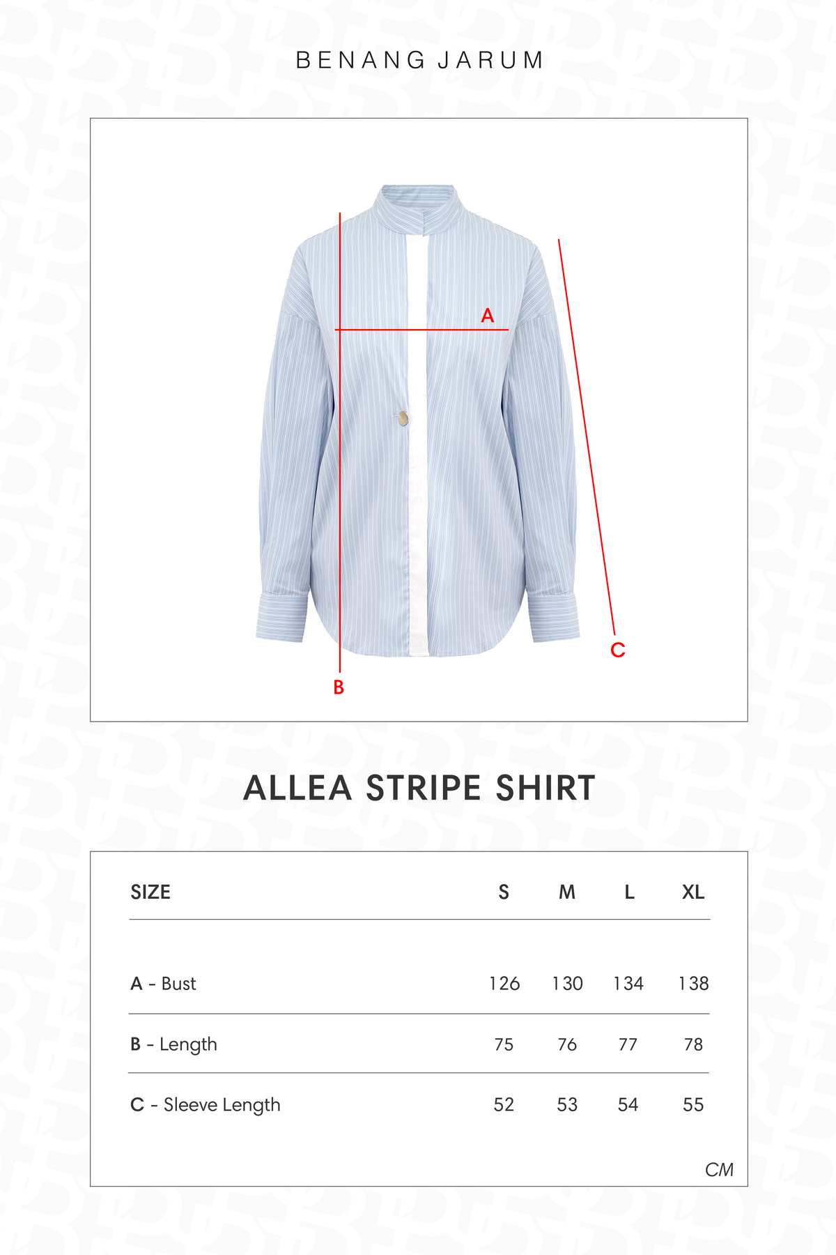 Allea Stripe Shirt - Blue