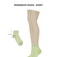 Monogram Socks Green - Medium