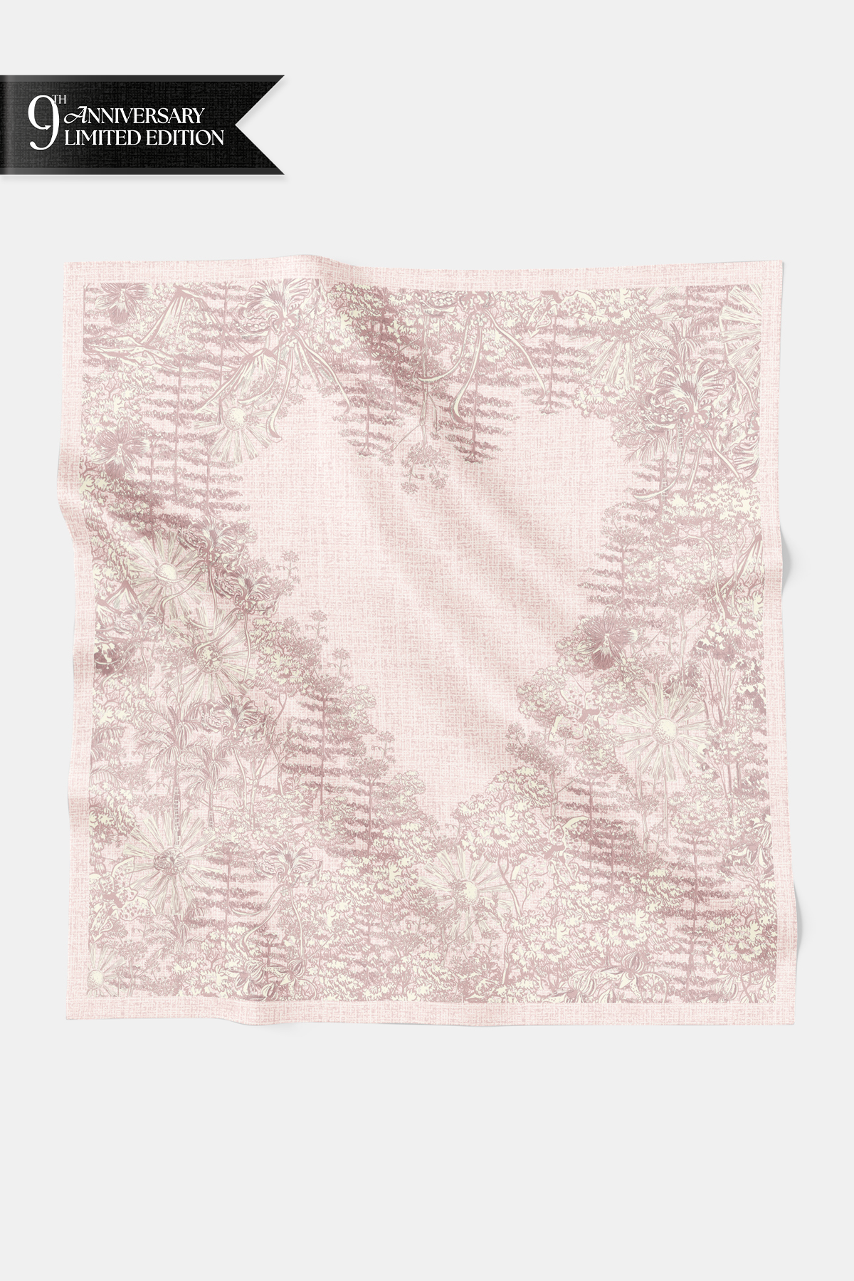 Soleil Voile Square - Rosy