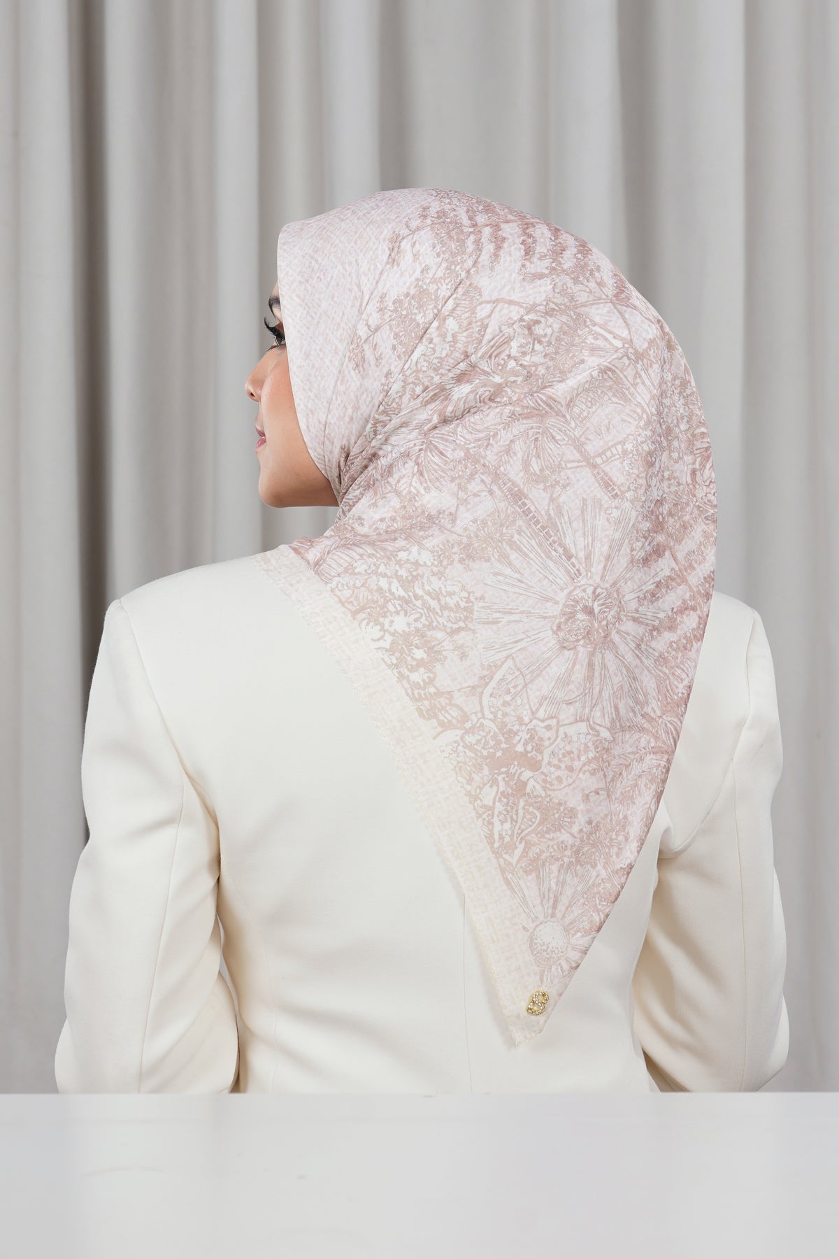 Soleil Voile Square - Rosy