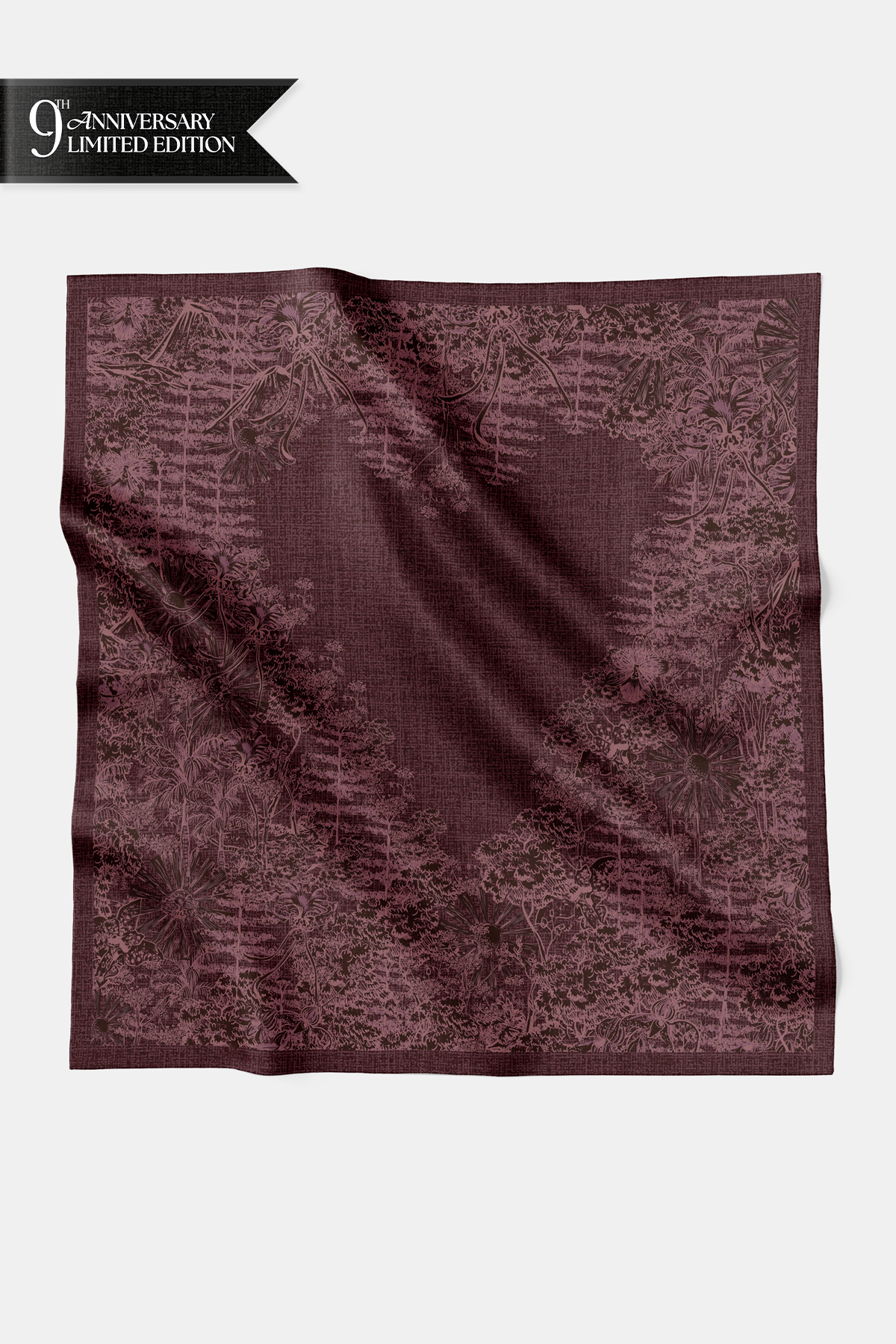 Soleil Voile Square - Garnet