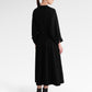 Sophia Pleated Midi Dress - Black