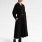 Sophia Pleated Midi Dress - Black