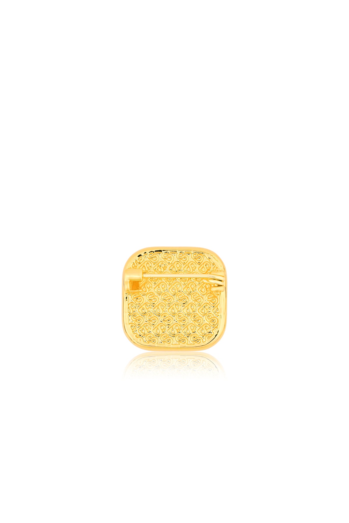 Square Pin Brooch - Gold/Silver