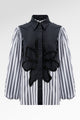 The Monogram Embroidery Beads Shirt - Black