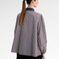 The Monogram Embroidery Beads Shirt - Choco