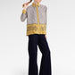 The Monogram Velvet Shirt - Yuzu