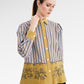 The Monogram Velvet Shirt - Yuzu