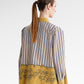 The Monogram Velvet Shirt - Yuzu