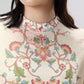 The Regal Embroidery Lace Blouse - Sungold