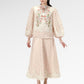 The Regal Embroidery Lace Blouse - Sungold
