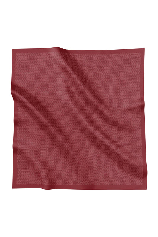 Tapis Square - Pompeian Red