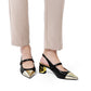 The Be Two-Tone Heels - Black/Gold