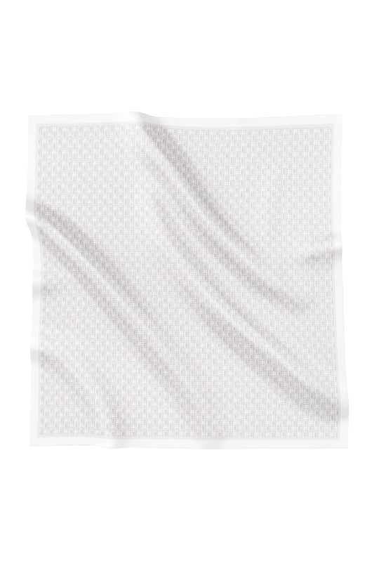 The Grid Voile Square - Blanc de Blanc