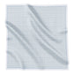 The Grid Voile Square - Blue Fog