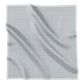 The Grid Voile Square - Quite Gray