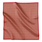 The Grid Voile Square - Rythmic Red