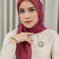 Monogram Scramble Voile Square - Viva Magenta