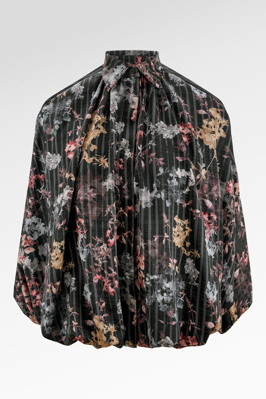 Viola Balloon Shirt - Dark Viola