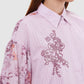 Viola Embroidery Shirt - Blossom