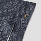 Waves Monogram Tie Back Shawl - Deep Dive