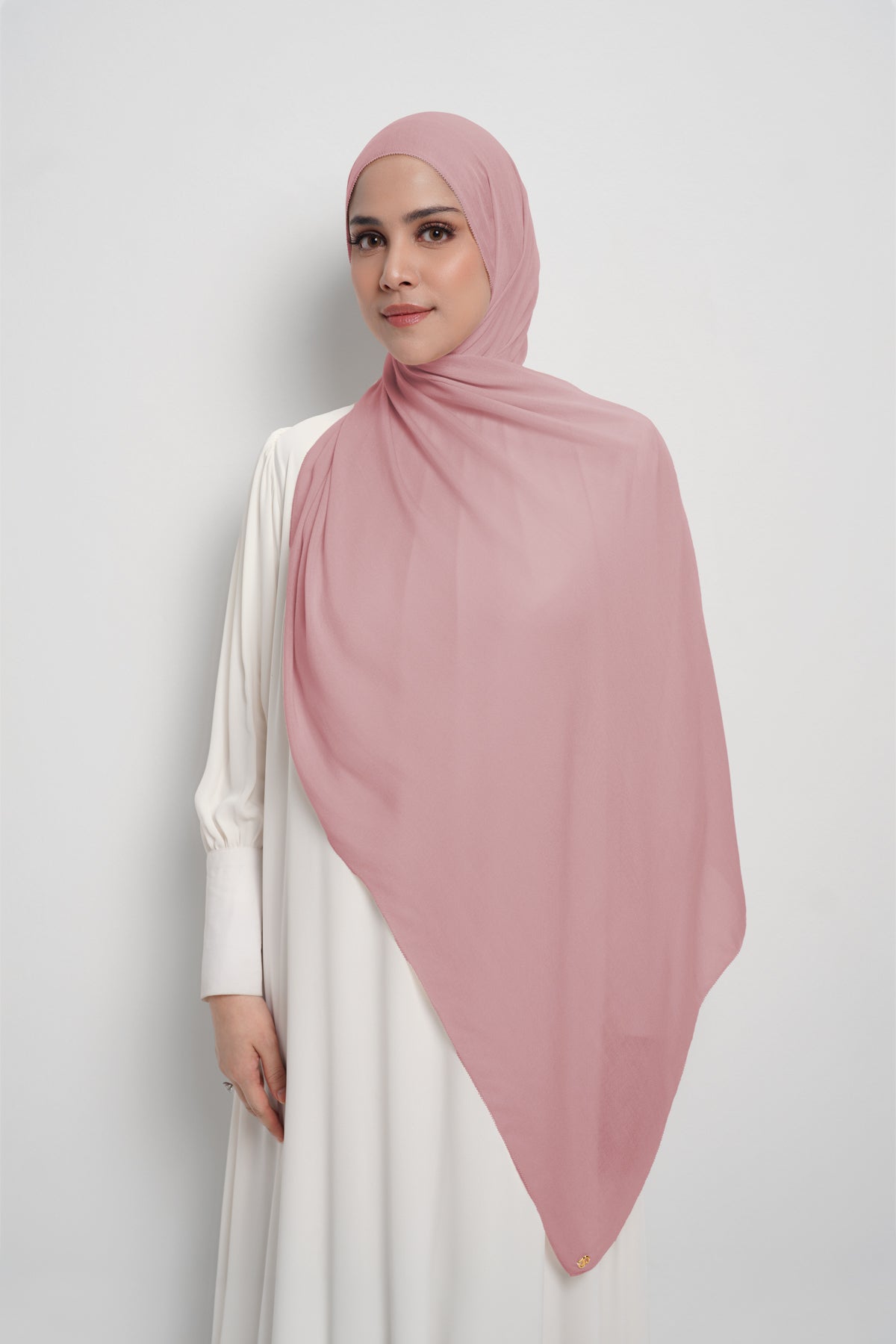 Yura Shawl - Misty Rose