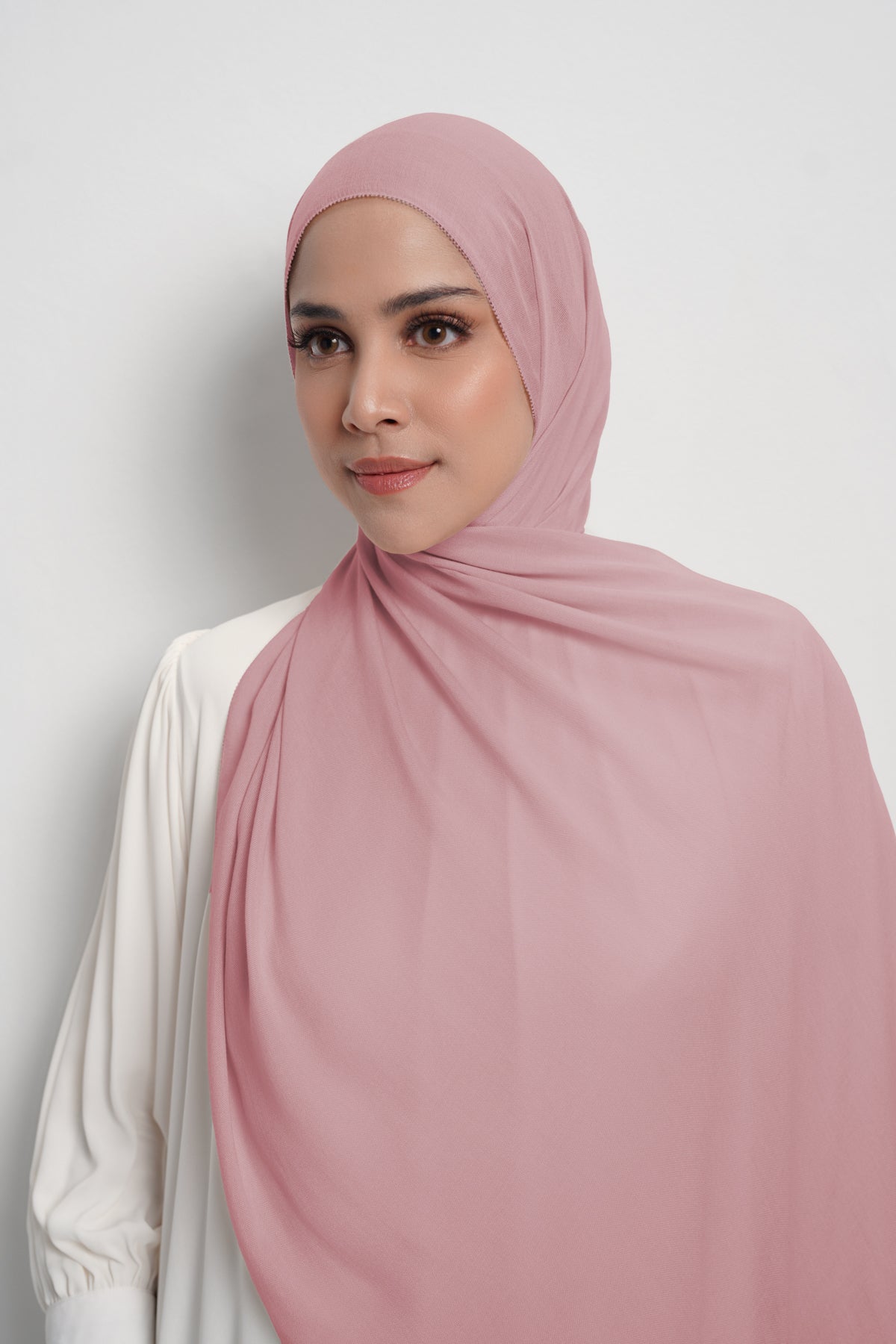 Yura Shawl - Misty Rose