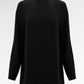 Zea Side Slit Blouse - Black