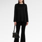 Zea Side Slit Blouse - Black