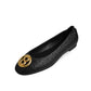 Luna Flat Shoes - Black