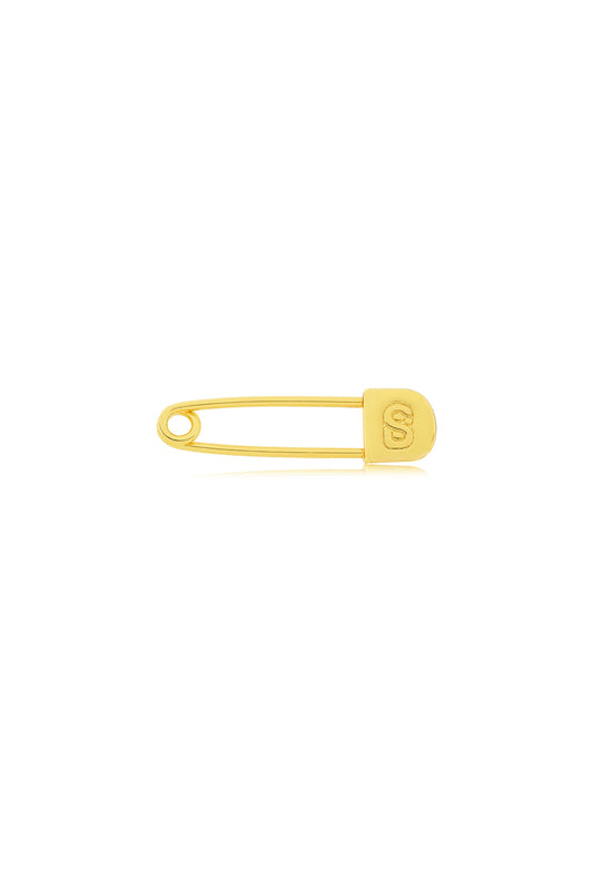 Signature Pin Brooch - Gold