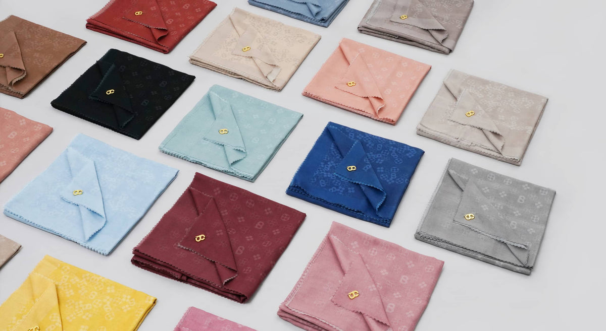 Button Scarf Buttonscarves - Monogram Series – Buttonscarves Malaysia