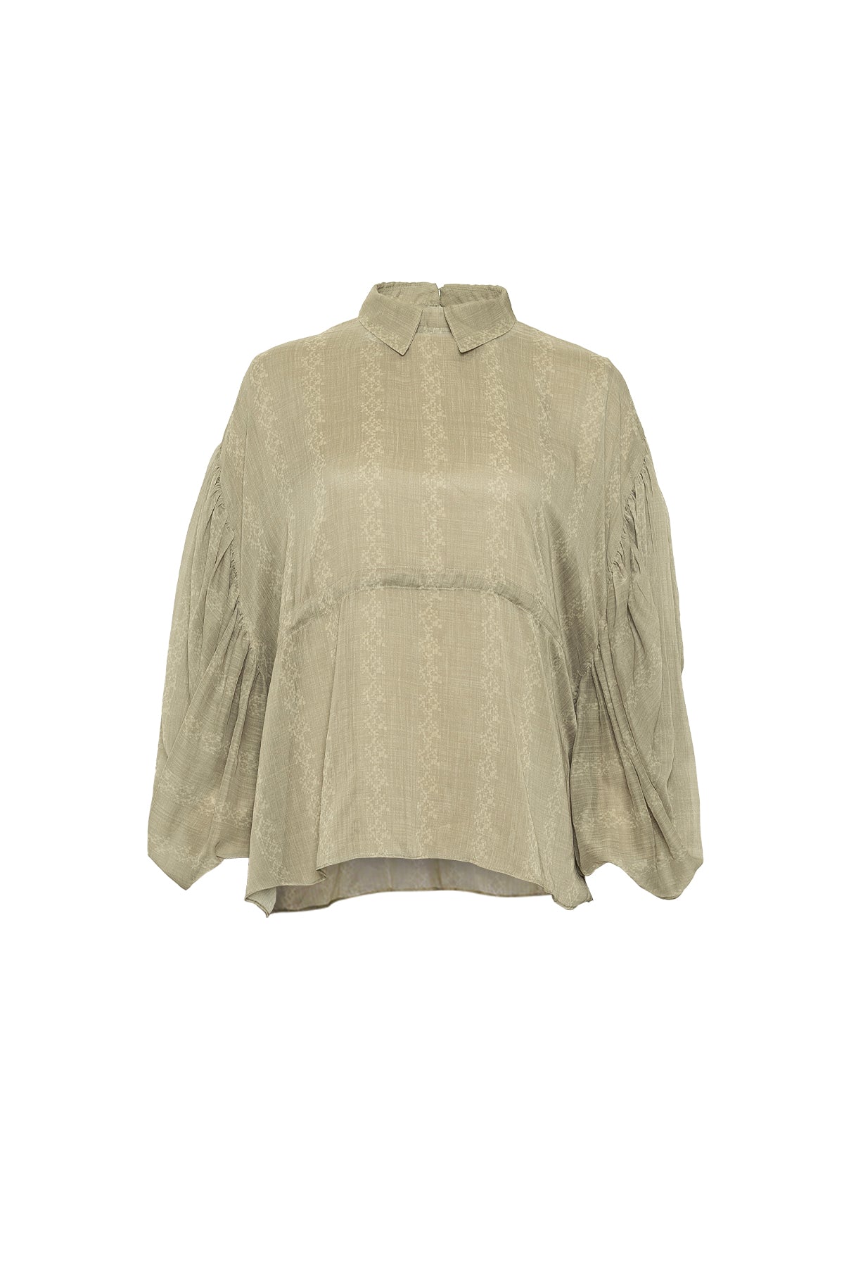 Khanum Drawstring Blouse - Khaki