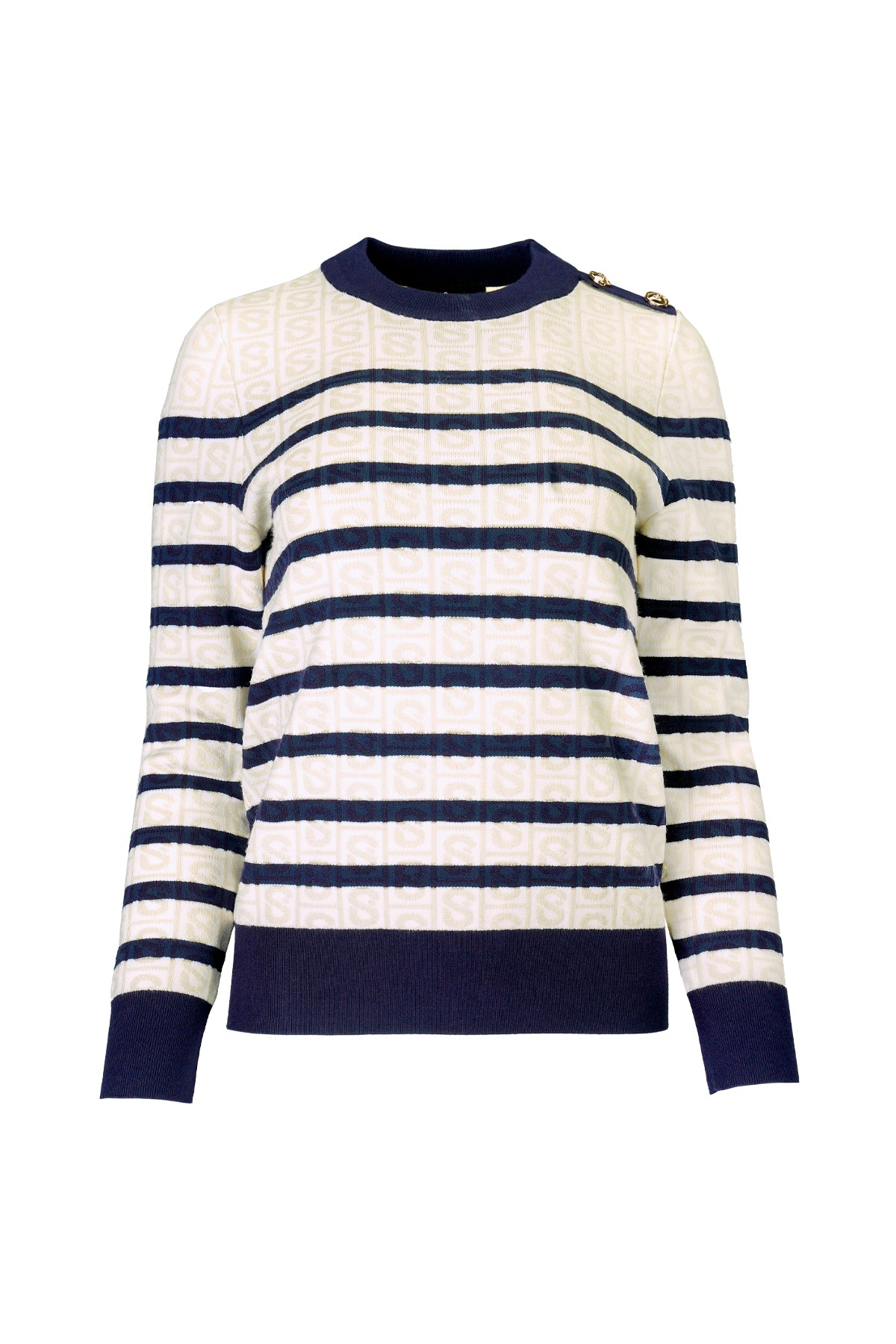 Barbara Monogram Sweatshirt - Nautical