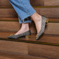Milly Tweed Pump - Black Cream