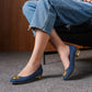Meela Tweed Pump - Denim