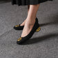 Meela Tweed Pump - Black