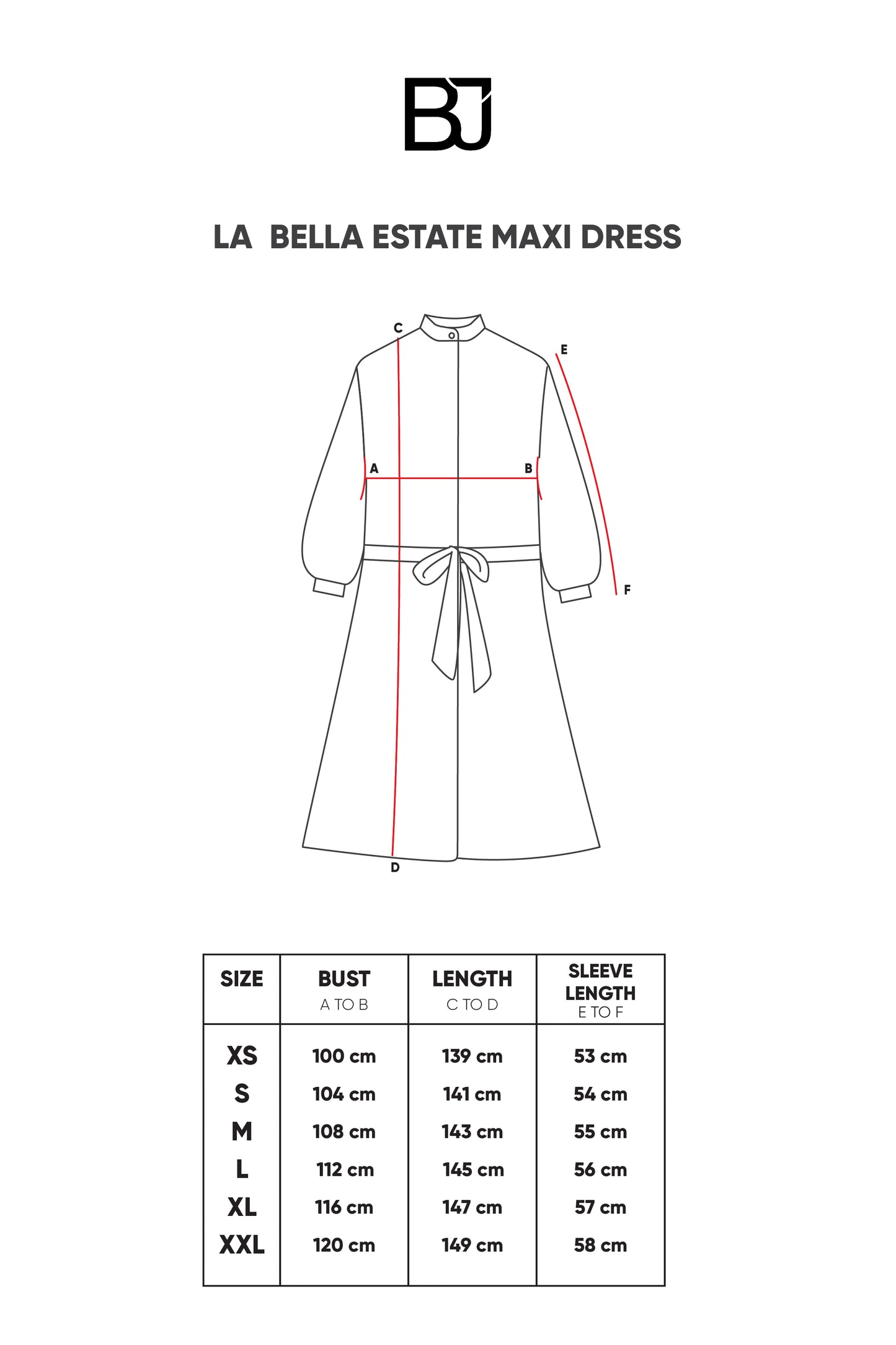 La Bella Estate Maxi Dress - Black